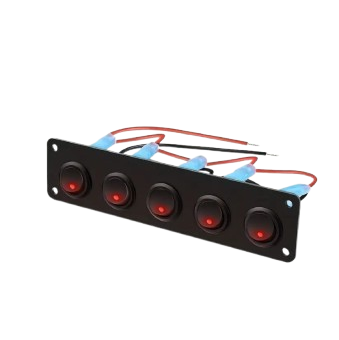 5 Rocker Switch Panel