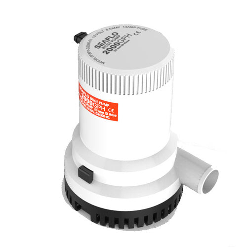 SEAFLO Bilge Pump for Boats 2000 GPH 12V