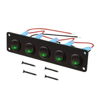 5 Rocker Switch Panel