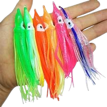 Squid Rubber Lure 6CM-15CM